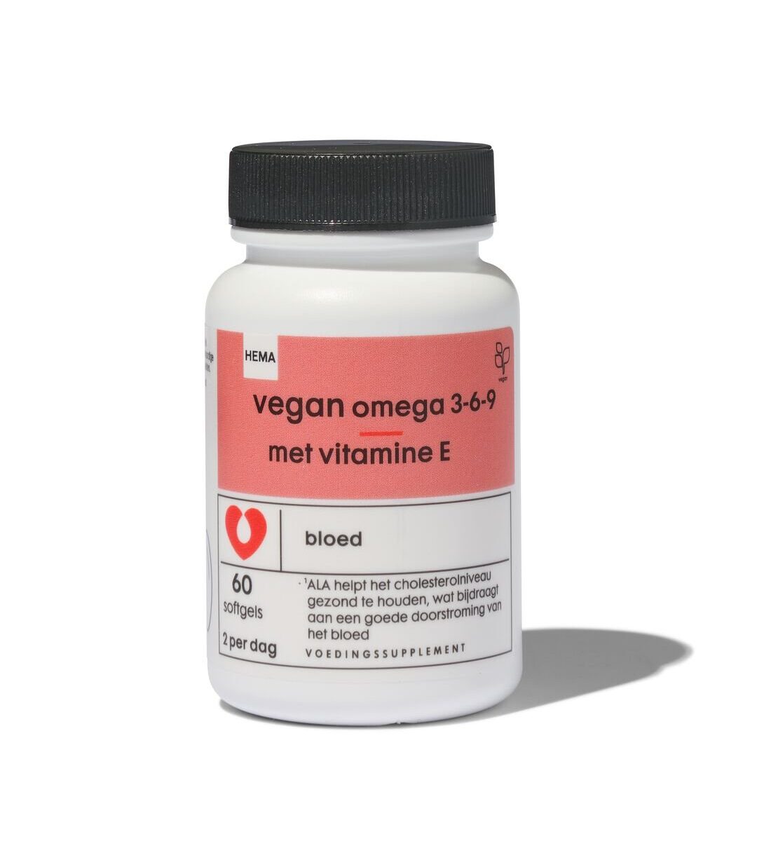 afbeelding HEMA Vegan Omega 3-6-9 Met Vitamine E - 60 Stuks