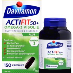 afbeelding Davitamon Actifit 50 Plus Omega-3 Visolie Capsules