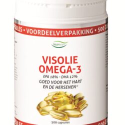 afbeelding Nutrivian Visolie Omega 3 Voordeelverpakking Capsules