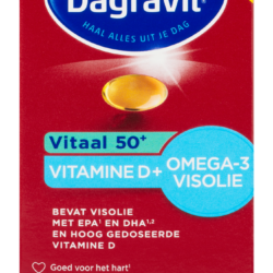afbeelding Dagravit Vitaal 50+ Vitamine D + Omega-3 Visolie Capsules