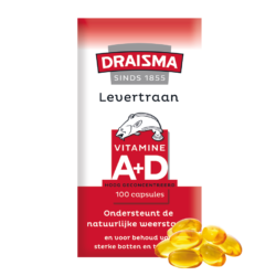 afbeelding Draisma Vitamine A + D Levertraancapsules