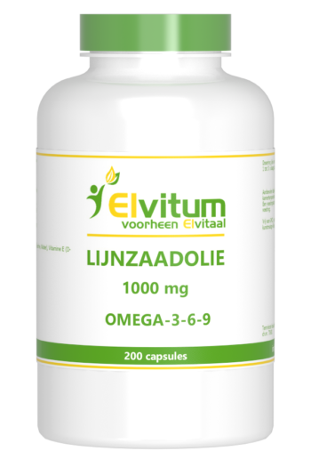 afbeelding Elvitum Lijnzaadolie 1000mg Capsules