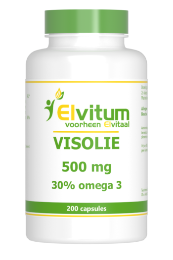 afbeelding Elvitum Visolie 500mg Capsules