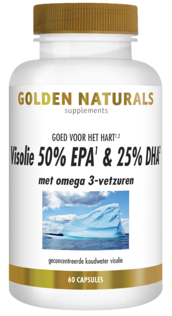 afbeelding Golden Naturals Visolie 50% EPA & 25% DHA Capsules