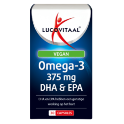 afbeelding Lucovitaal Omega-3 Vegan 375mg DHA & EPA Capsules
