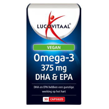 afbeelding Lucovitaal Omega-3 Vegan 375mg DHA & EPA Capsules
