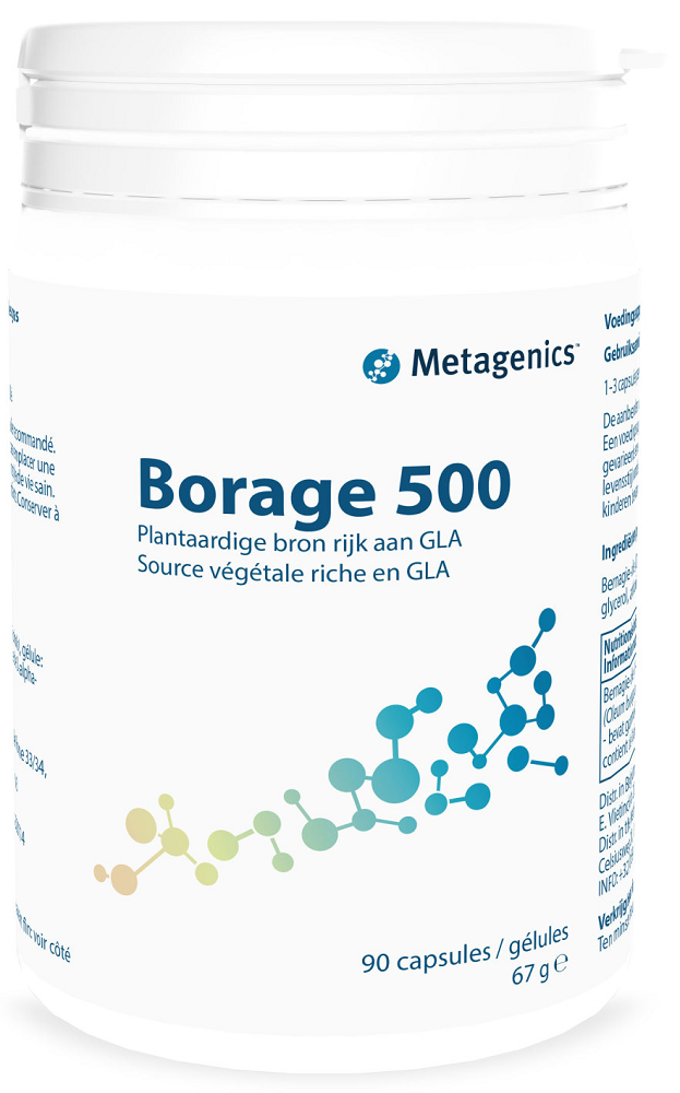 afbeelding Metagenics Borage 500 Capsules
