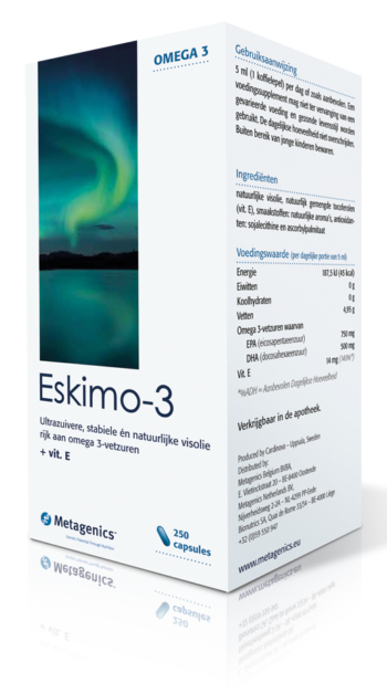 afbeelding Metagenics Eskimo 3 Capsules