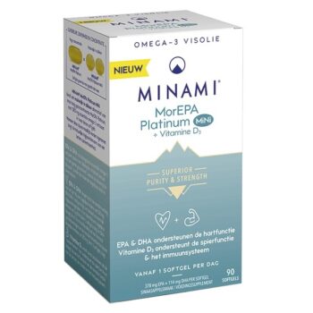 afbeelding Minami MorEpa Platinum Met Vitamine D3 Mini Capsules