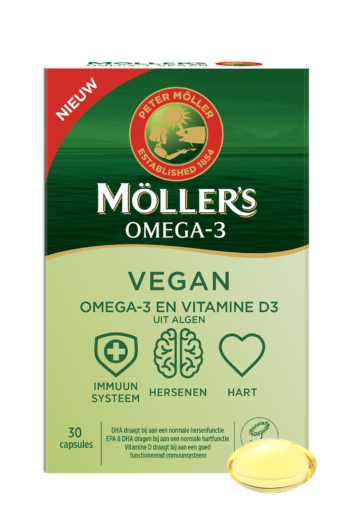 afbeelding Mollers Omega-3 Algenolie Capsules