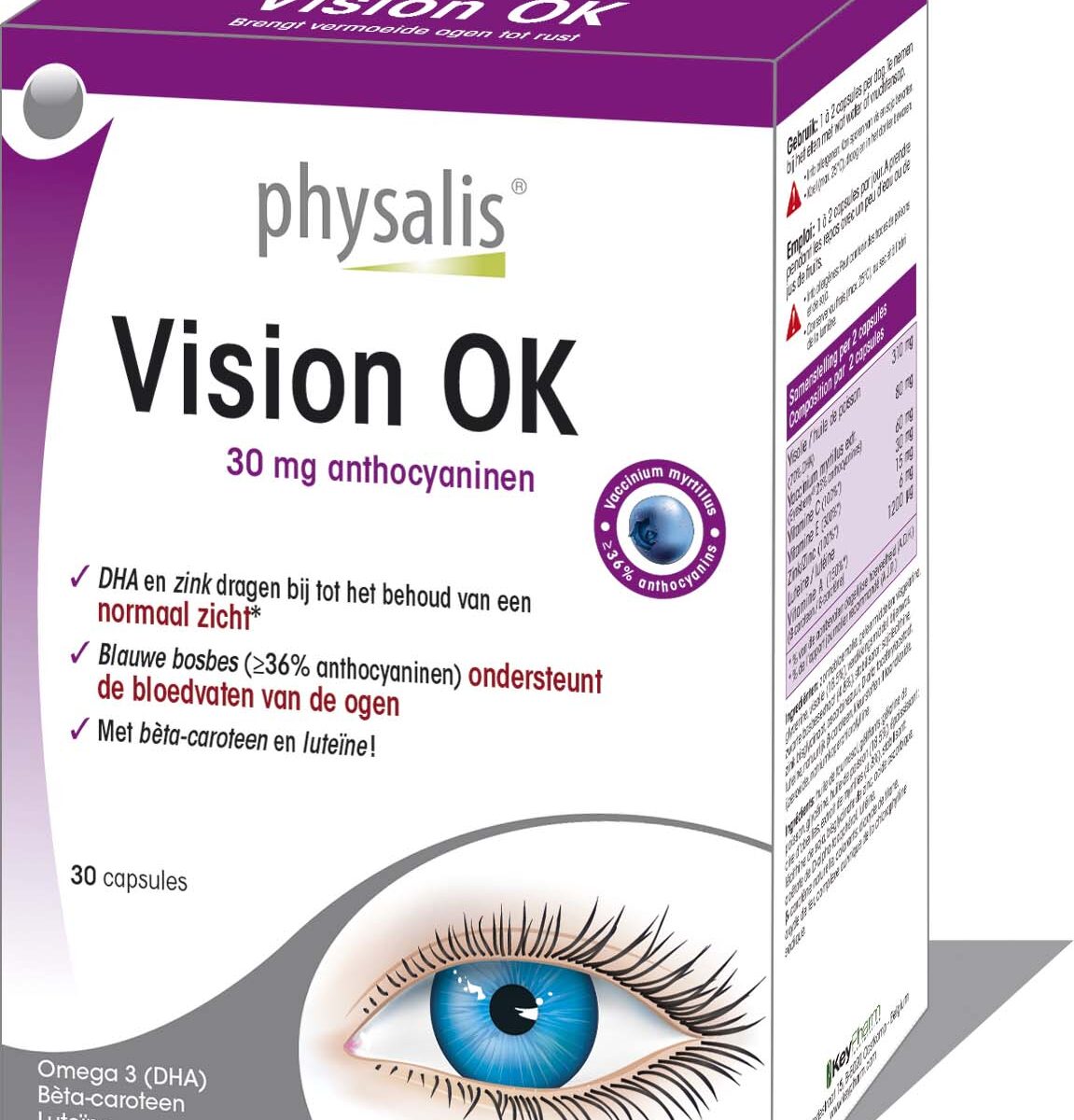 afbeelding Physalis Vision OK Capsules