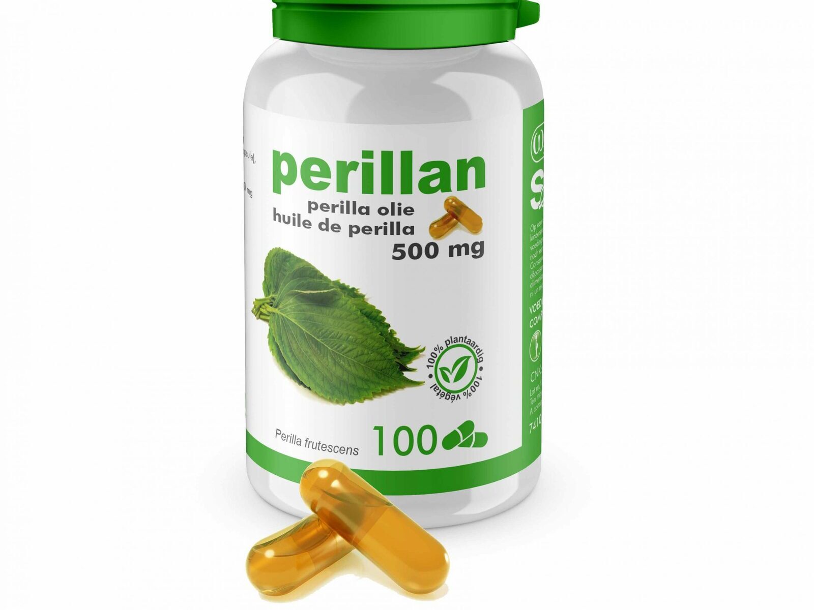 afbeelding Soria Natural Perillan 500mg Capsules