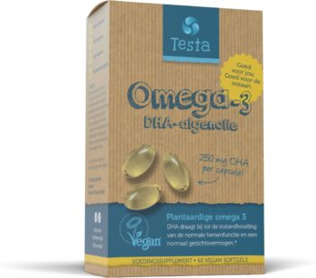 afbeelding Testa Algenolie Omega-3 DHA Capsules