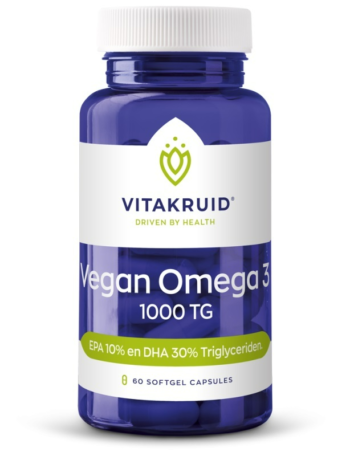 afbeelding Vitakruid Vegan Omega 3 Triglyceride Capsules