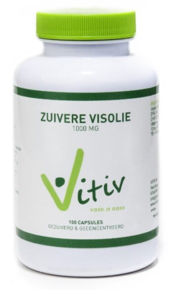 afbeelding Vitiv Zuivere Visolie 1000mg Capsules