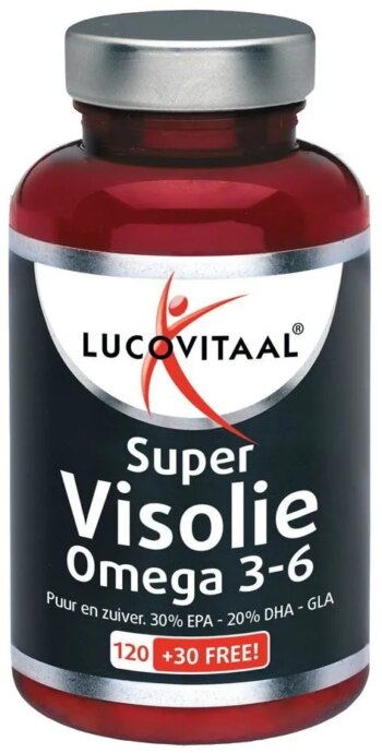 afbeelding Lucovitaal Visolie Super Omega 3-6 - 150 Capsules