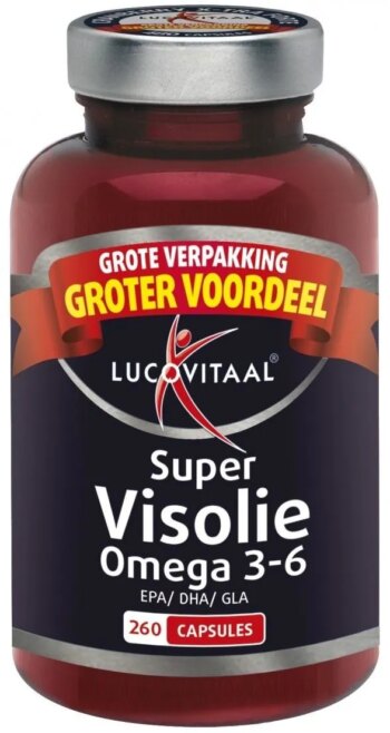 afbeelding Lucovitaal Visolie Super Omega 3-6 - 260 Capsules