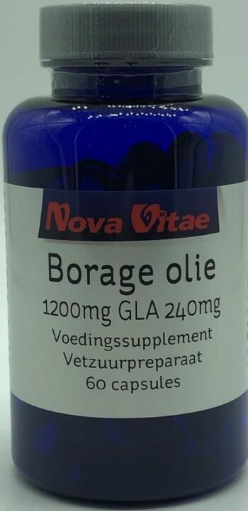 afbeelding Borage olie 1200 mg GLA 240 mg