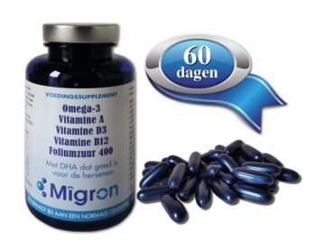 afbeelding Migron Omega3 Vitamine AB12 Foliumzuur Capsules